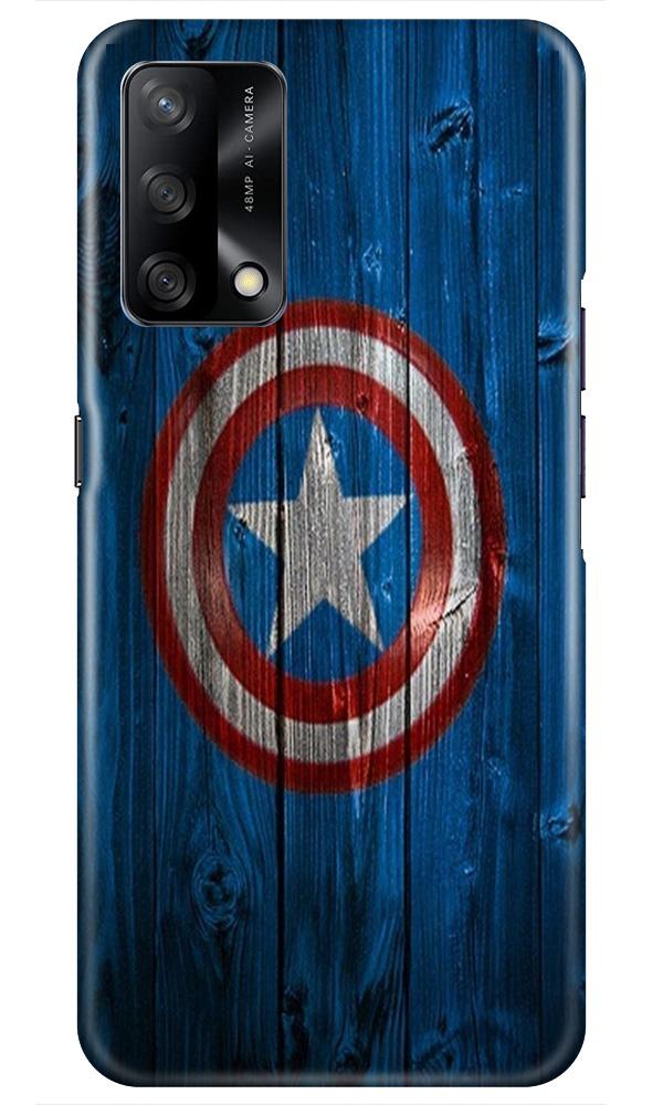 Captain America Superhero Case for Oppo F19(Design - 118)