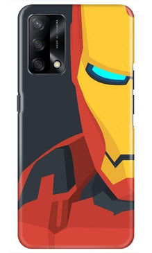 Iron Man Superhero Mobile Back Case for Oppo F19  (Design - 120)
