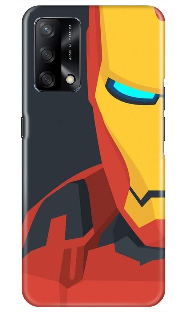 Iron Man Superhero Case for Oppo F19  (Design - 120)