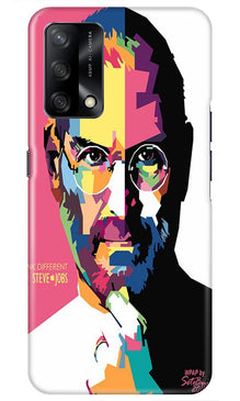 Steve Jobs Mobile Back Case for Oppo F19  (Design - 132)