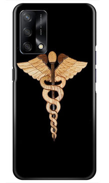 Doctor Logo Mobile Back Case for Oppo F19  (Design - 134)