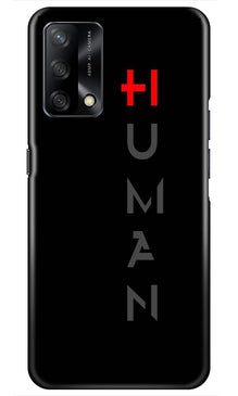 Human Mobile Back Case for Oppo F19  (Design - 141)
