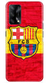 FCB Football Case for Oppo F19  (Design - 174)