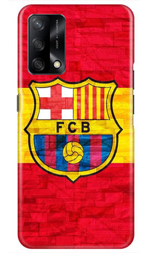 FCB Football Mobile Back Case for Oppo F19  (Design - 174)