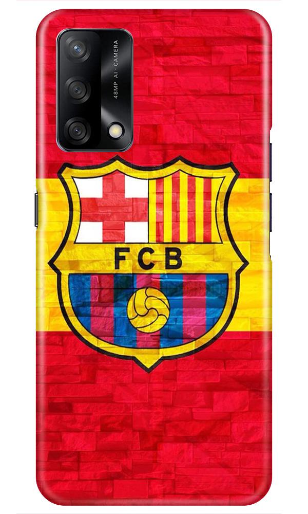FCB Football Case for Oppo F19  (Design - 174)