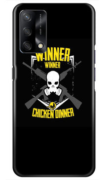 Winner Winner Chicken Dinner Mobile Back Case for Oppo F19  (Design - 178)