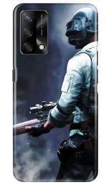 Pubg Mobile Back Case for Oppo F19  (Design - 179)