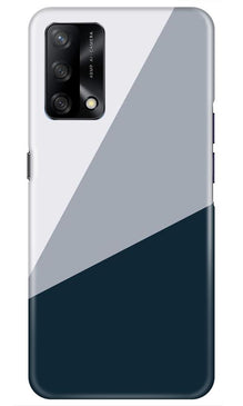 Blue Shade Mobile Back Case for Oppo F19 (Design - 182)