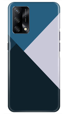 Blue Shades Mobile Back Case for Oppo F19 (Design - 188)