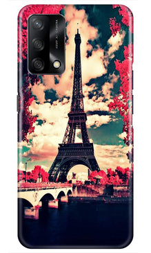 Eiffel Tower Mobile Back Case for Oppo F19 (Design - 212)