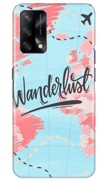 Wonderlust Travel Mobile Back Case for Oppo F19 (Design - 223)
