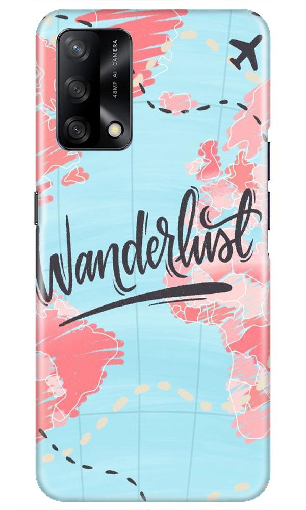Wonderlust Travel Case for Oppo F19 (Design No. 223)