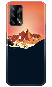 Mountains Mobile Back Case for Oppo F19 (Design - 227)