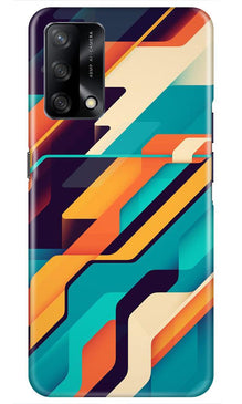 Modern Art Mobile Back Case for Oppo F19 (Design - 233)