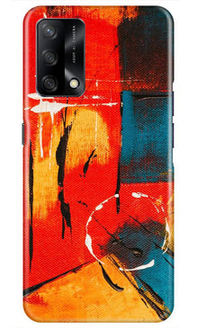 Modern Art Mobile Back Case for Oppo F19 (Design - 239)