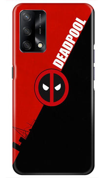 Deadpool Mobile Back Case for Oppo F19 (Design - 248)
