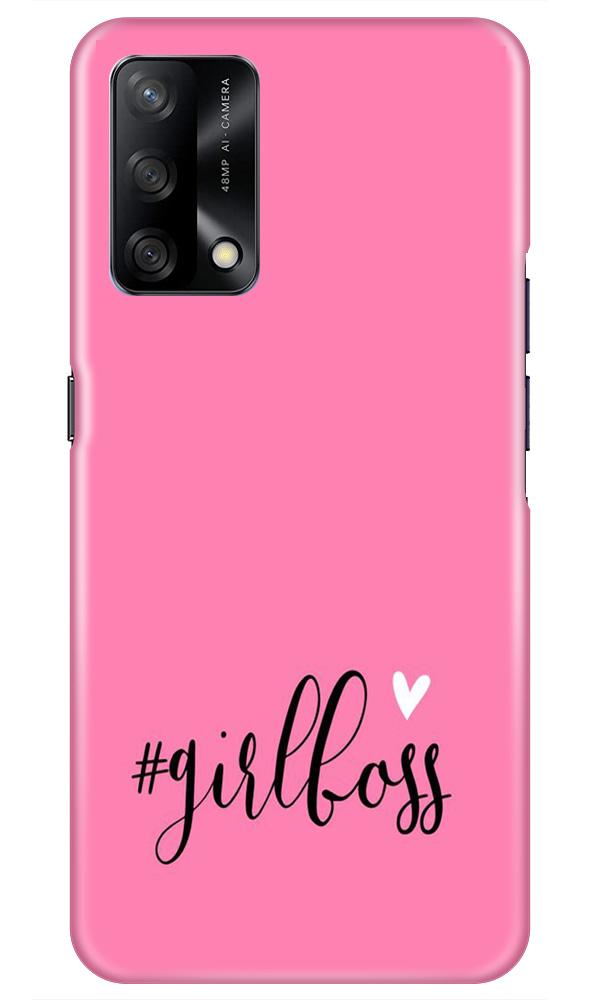 Girl Boss Pink Case for Oppo F19 (Design No. 269)