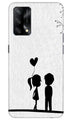 Cute Kid Couple Case for Oppo F19 (Design No. 283)