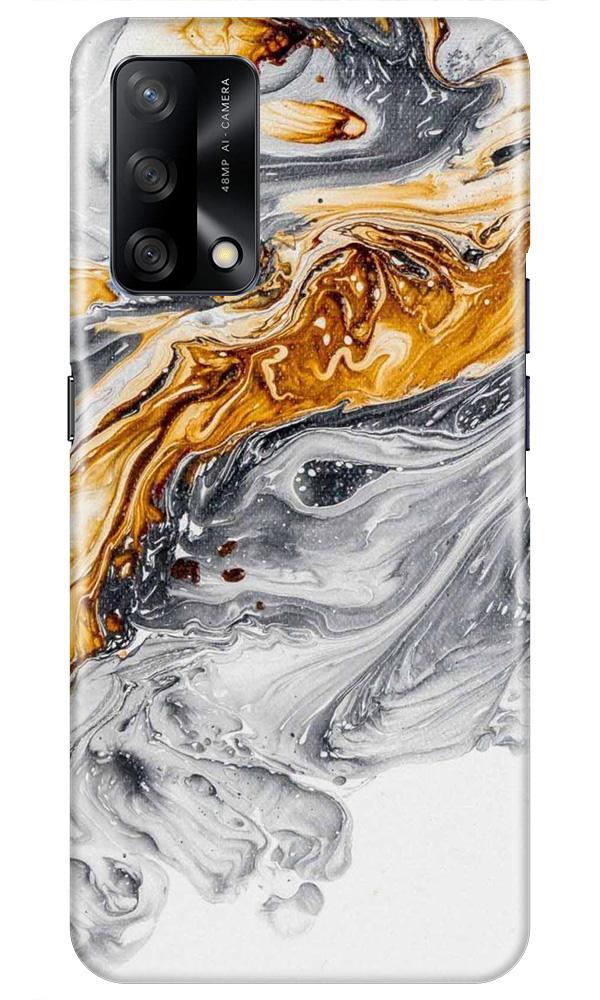 Marble Texture Mobile Back Case for Oppo F19 (Design - 310)