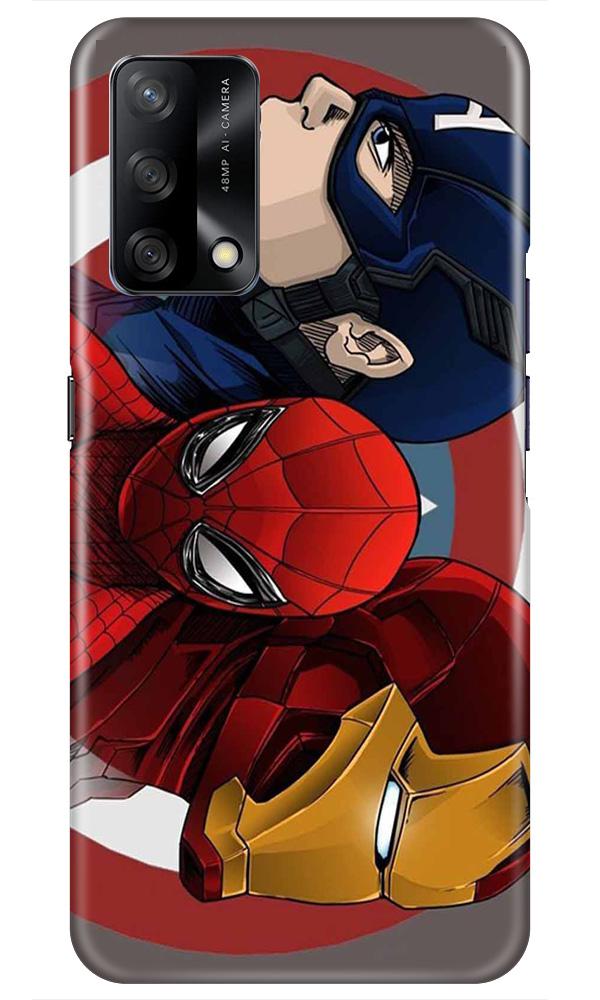 Superhero Mobile Back Case for Oppo F19 (Design - 311)