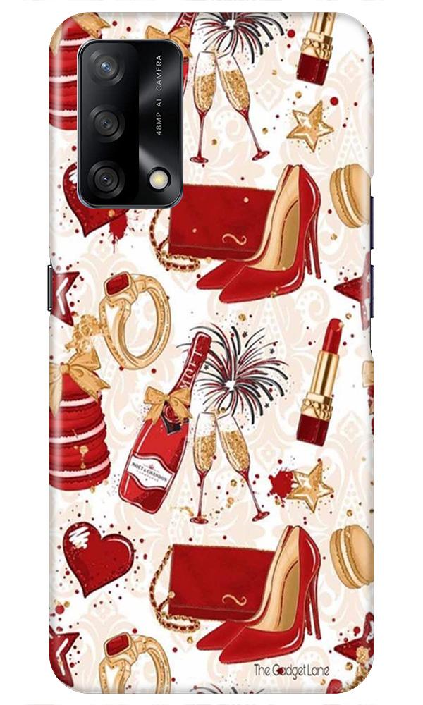 Girlish Mobile Back Case for Oppo F19 (Design - 312)