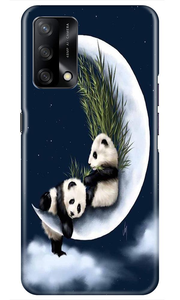 Panda Moon Mobile Back Case for Oppo F19 (Design - 318)