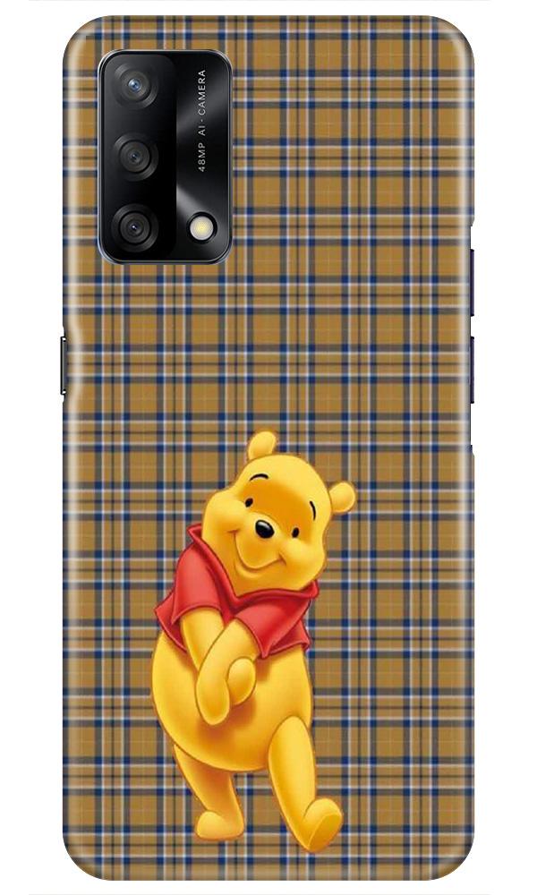 Pooh Mobile Back Case for Oppo F19 (Design - 321)