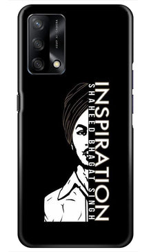 Bhagat Singh Mobile Back Case for Oppo F19 (Design - 329)