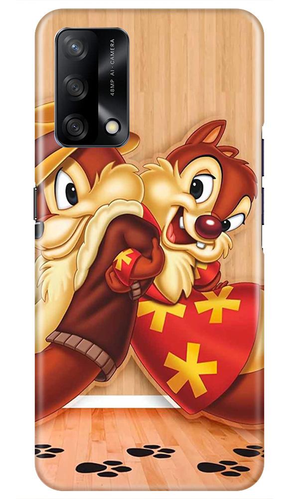 Chip n Dale Mobile Back Case for Oppo F19 (Design - 335)