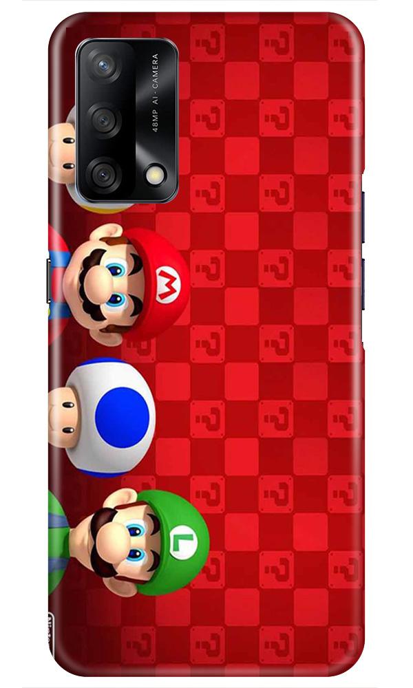 Mario Mobile Back Case for Oppo F19 (Design - 337)