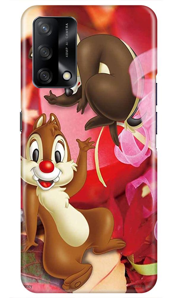Chip n Dale Mobile Back Case for Oppo F19 (Design - 349)