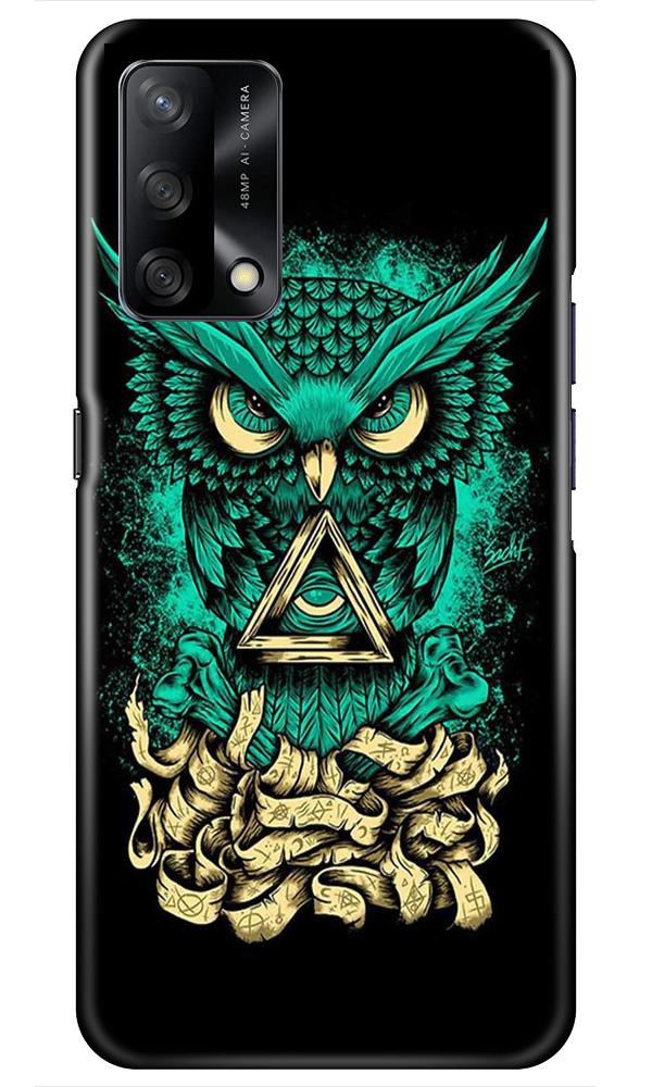 Owl Mobile Back Case for Oppo F19 (Design - 358)