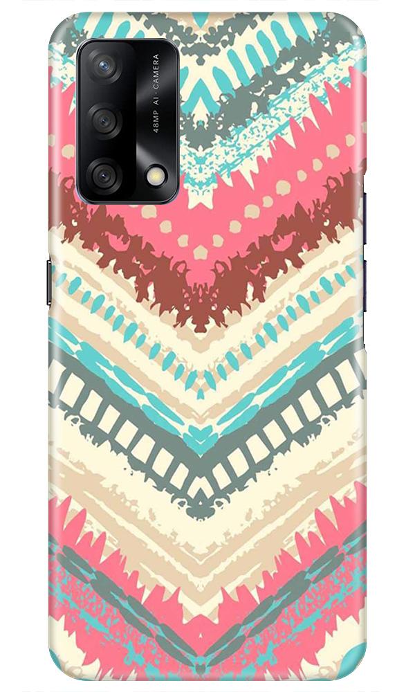 Pattern Mobile Back Case for Oppo F19 (Design - 368)