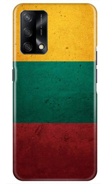 Color Pattern Mobile Back Case for Oppo F19 (Design - 374)