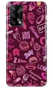 Party Theme Mobile Back Case for Oppo F19 (Design - 392)
