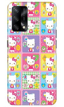 Kitty Mobile Back Case for Oppo F19 (Design - 400)