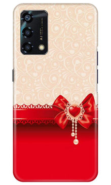 Gift Wrap3 Mobile Back Case for Oppo F19s (Design - 36)