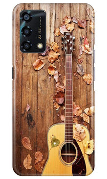 Guitar Mobile Back Case for Oppo F19s (Design - 43)