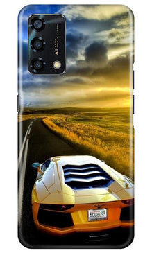 Car lovers Mobile Back Case for Oppo F19s (Design - 46)