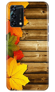 Wooden look3 Mobile Back Case for Oppo F19s (Design - 61)