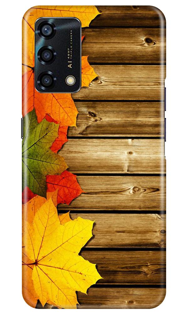 Wooden look3 Case for Oppo F19s