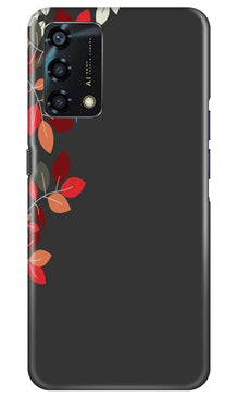 Grey Background Mobile Back Case for Oppo F19s (Design - 71)