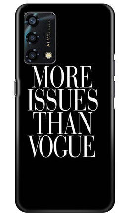 More Issues than Vague Case for Oppo F19s