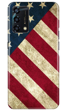 America Mobile Back Case for Oppo F19s (Design - 79)