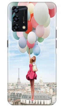 Girl with Baloon Mobile Back Case for Oppo F19s (Design - 84)