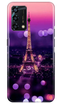 Eiffel Tower Mobile Back Case for Oppo F19s (Design - 86)
