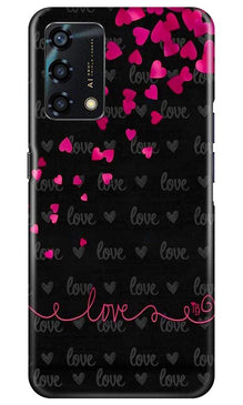 Love in Air Mobile Back Case for Oppo F19s (Design - 89)