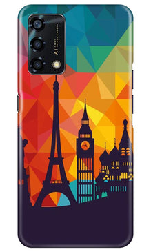 Eiffel Tower2 Mobile Back Case for Oppo F19s (Design - 91)