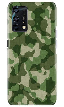 Army Camouflage Case for Oppo F19s(Design - 106)