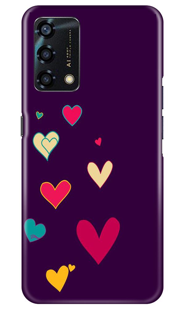 Purple Background Case for Oppo F19s  (Design - 107)